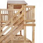 Lifespan Silverton Cubby House with 1.8m Slide - Green