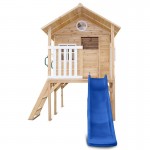 Lifespan Archie Elevated Cubby House with 1.8m Slide - Blue Lifespan Archie Elevated Cubby House with 1.8m Slide - Blue