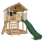 Lifespan Warrigal Cubby House with 2.2m Slide - Green