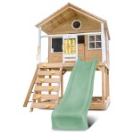 Lifespan Warrigal Cubby House with 2.2m Slide - Pastel Green