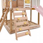 Lifespan Warrigal Cubby House with 2.2m Slide - Pastel Pink