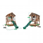 Lifespan Winchester Cubby House (Elevated 1.2m) with 2.2m Slide - Pastel Green