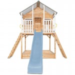 Lifespan Winchester Cubby House (Elevated 1.2m) with 2.2m Slide - Pastel Blue Lifespan Winchester Cubby House (Elevated 1.2m) with 2.2m Slide - Pastel Blue