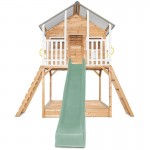 Lifespan Winchester Cubby House (Elevated 1.2m) with 2.2m Slide - Pastel Green