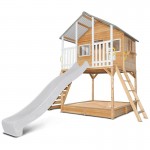 Lifespan Winchester Cubby House (Elevated 1.2m) with 2.2m Slide - White Lifespan Winchester Cubby House (Elevated 1.2m) with 2.2m Slide - White