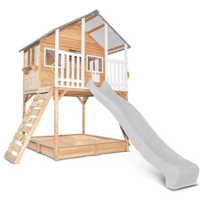Lifespan Winchester Cubby House (Elevated 1.2m) with 2.2m Slide - White