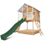 Lifespan Winchester Cubby House (Elevated 1.45m) with 3.0m Slide - Green Lifespan Winchester Cubby House (Elevated 1.45m) with 3.0m Slide - Green