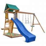 Lifespan Birmingham Swing Set & Play Centre with 2.2m Slide - Blue Lifespan Birmingham Swing Set & Play Centre with 2.2m Slide - Blue
