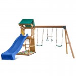 Lifespan Birmingham Swing Set & Play Centre with 2.2m Slide - Blue Lifespan Birmingham Swing Set & Play Centre with 2.2m Slide - Blue