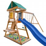 Lifespan Birmingham Swing Set & Play Centre with 2.2m Slide - Blue Lifespan Birmingham Swing Set & Play Centre with 2.2m Slide - Blue