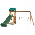Lifespan Birmingham Swing Set & Play Centre with 2.2m Slide - Green Lifespan Birmingham Swing Set & Play Centre with 2.2m Slide - Green