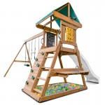 Lifespan Birmingham Swing Set & Play Centre with 2.2m Slide - White Lifespan Birmingham Swing Set & Play Centre with 2.2m Slide - White