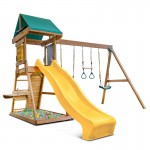 Lifespan Birmingham Swing Set & Play Centre with 2.2m Slide - Yellow Lifespan Birmingham Swing Set & Play Centre with 2.2m Slide - Yellow