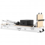 Lifespan Fitness Contour Pro Folding Aluminum Pilates Reformer Bed Set (Black)