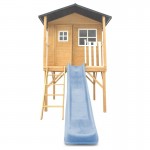 Lifespan Burleigh Cubby House with 2.2m Slide - Pastel Blue Lifespan Burleigh Cubby House with 2.2m Slide - Pastel Blue