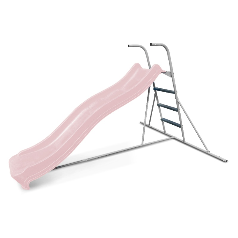 Lifespan 2.2m Slippery Slide with Pastel Pink Slide Lifespan 2.2m Slippery Slide with Pastel Pink Slide