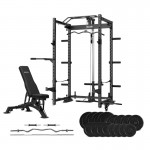 Lifespan Cortex PR-4 Folding Power Rack 90kg Endurashell Weight Bars and Bench Lifespan Cortex PR-4 Folding Power Rack 90kg Endurashell Weight Bars and Bench