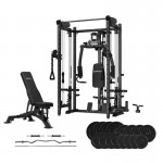Lifespan Cortex PR-5 Folding Power Rack with 90kg Endurashell Weight, Bar & Bench Set Lifespan Cortex PR-5 Folding Power Rack with 90kg Endurashell Weight, Bar & Bench Set