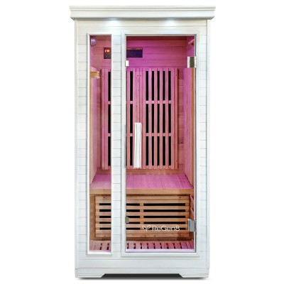 ReGen8 Solo V2 - 1 Person Infrared Sauna (White)