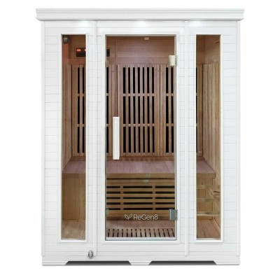 ReGen8 Trio - 3 Person Infrared Sauna (White)