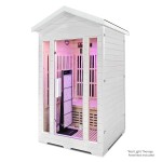 ReGen8 Duo Outdoor – 2 Person Infrared Sauna (White)