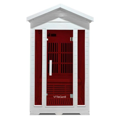 ReGen8 Duo Outdoor – 2 Person Infrared Sauna (White)