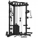 LSG GRK-110 Space Saving Multi-Function Rack with 74kg Cable Crossover + FID Bench + 90kg Olympic Bumper Weight Package LSG GRK-110 Space Saving Multi-Function Rack with 74kg Cable Crossover + FID Bench + 90kg Olympic Bumper Weight Package