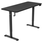 Lifespan ErgoDesk Electric Standing Desk 140cm (Black/Black)