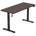 Lifespan ErgoDesk Electric Standing Desk 140cm (Walnut/Black)
