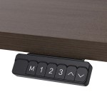 Lifespan ErgoDesk Electric Standing Desk 140cm (Walnut/Black)