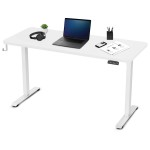 Lifespan ErgoDesk Electric Standing Desk 140cm (White/White) Lifespan ErgoDesk Electric Standing Desk 140cm (White/White)