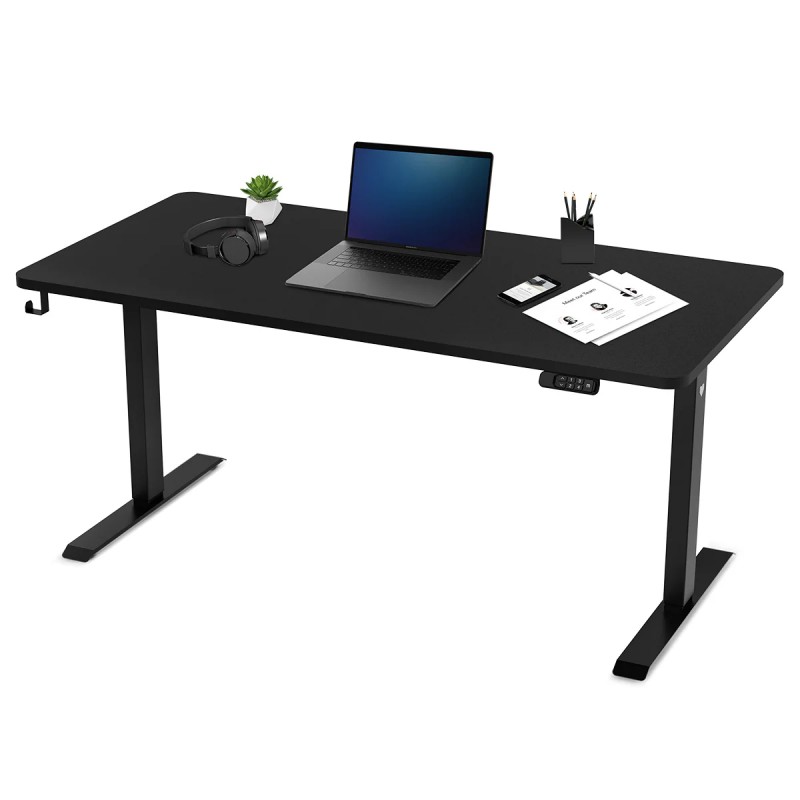 Lifespan ErgoDesk Electric Standing Desk 160cm (Black/Black) Lifespan ErgoDesk Electric Standing Desk 160cm (Black/Black)