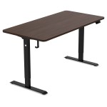 Lifespan ErgoDesk Electric Standing Desk 160cm (Walnut/Black) Lifespan ErgoDesk Electric Standing Desk 160cm (Walnut/Black)