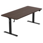 Lifespan ErgoDesk Electric Standing Desk 180cm (Walnut/Black)