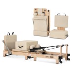 LSG GPR500 Foldable Pilates Reformer Machine (Beige) LSG GPR500 Foldable Pilates Reformer Machine (Beige)