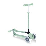 Globber PRIMO ECOLOGIC Foldable Scooter with Lights - Pistachio