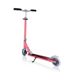 Globber FLOW ELEMENT Foldable Scooter with Lights - Coral Pink
