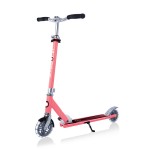 Globber FLOW ELEMENT Foldable Scooter with Lights - Coral Pink