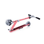 Globber FLOW ELEMENT Foldable Scooter with Lights - Coral Pink