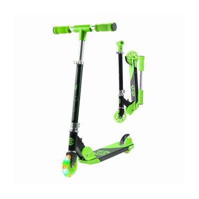 CORE Kids Foldy with LED Wheels Scooter – Green