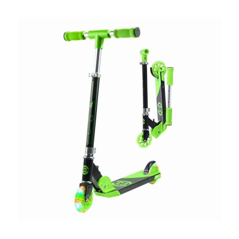 CORE Kids Foldy with LED Wheels Scooter – Green CORE Kids Foldy with LED Wheels Scooter – Green