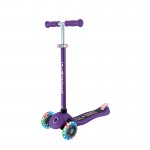 Globber Primo V2 Scooter with Lights and Griptape - Purple / Pastel Pink