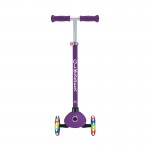 Globber Primo V2 Scooter with Lights and Griptape - Purple / Pastel Pink