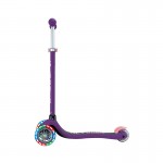 Globber Primo V2 Scooter with Lights and Griptape - Purple / Pastel Pink