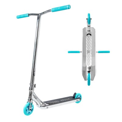 CORE SL3 Complete Scooter - Chrome / Teal