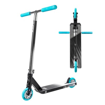 CORE CD1 (Duo) Complete Stunt Scooter – Chrome / Teal