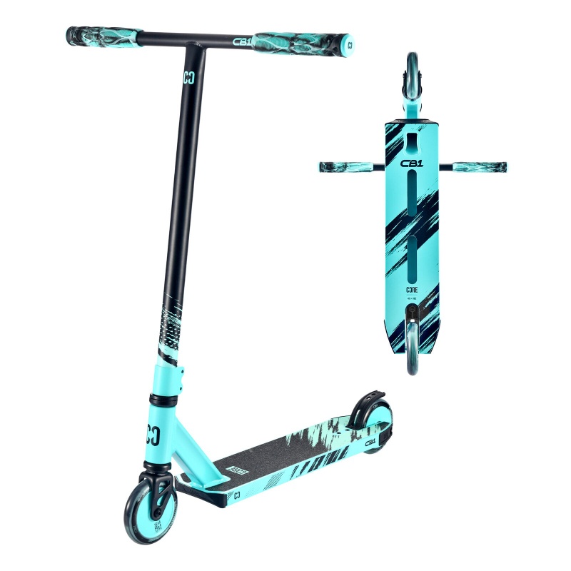 CORE CB1 Beginner Complete Stunt Scooter – Black / Teal CORE CB1 Beginner Complete Stunt Scooter – Black / Teal