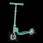 Globber Flow Foldable Junior Scooter with lights - Mint Globber Flow Foldable Junior Scooter with lights - Mint