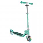 Globber Flow Foldable Junior Scooter with lights - Mint Globber Flow Foldable Junior Scooter with lights - Mint