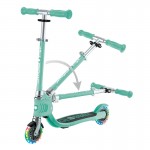 Globber Flow Foldable Junior Scooter with lights - Mint Globber Flow Foldable Junior Scooter with lights - Mint